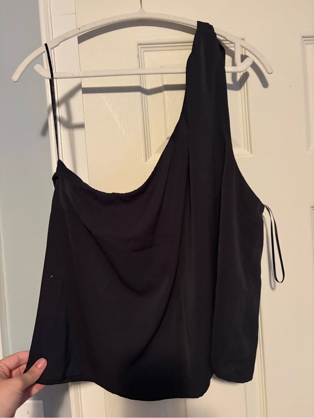 Abercrombie & Fitch Black One-Shoulder Top